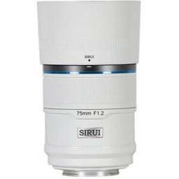 Sirui Objetivo Sniper 75 mm f/1,2 APS-C autofoco CerÃ¡mica Montura Sony E blanco