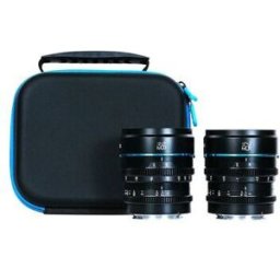 Sirui Night Walker 16 + 75mm T1.2 S35 Manual Focus Cine Lens Set with Case Montura E negro