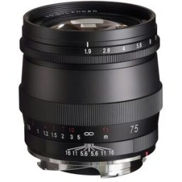VoigtlÃ¤nder Ultron 75 mm f/1,9 M.C. VM Leica M negro