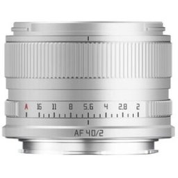 TTArtisan AF 40 mm f/2 Montura en L plata
