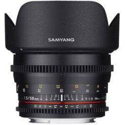 Samyang 50mm T/1.5 VÃ­deo DSLR Micro Cuatro Tercios
