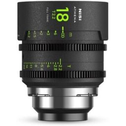 NiSi Objetivos de cine ATHENA PRIME 18 mm T2.2 (sin filtro drop-in) Montura G
