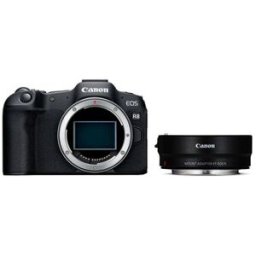 Canon Cuerpo EOS R8 + adaptador de objetivo EF-EOS R (sin anillo de control)