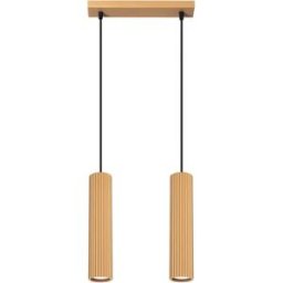 Lámpara colgante tubo Karbon Oro 2