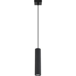 Lámpara colgante tubo Karbon Negro 1