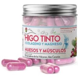 Tuno Canarias Higo Tinto Con Colágeno y Magnesio 90 Cápsulas