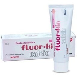 Kin Fluor Calcio Pasta Dentífrica Infantil fresa 75 ml 75 ml