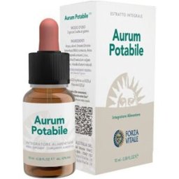 Forza Vitale Aurum Potable Oro Metal Espagirico 10 ml