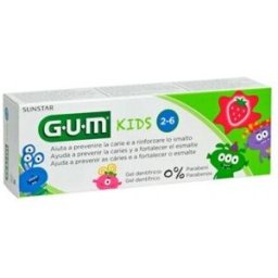 Gum Kids Pasta Dental Infantil 2-6 Años Fresa 50 ml