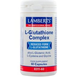 Lamberts L-Glutationa Complex Aminoácidos en Forma Libre 60 Cápsulas