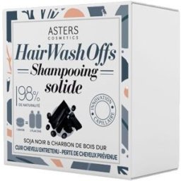 Asters Cosmetics Champú Sólido con Soja Negra & Carbón 100 gr