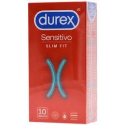 Durex Preservativos Sensitivo Slim Fit 10 uds