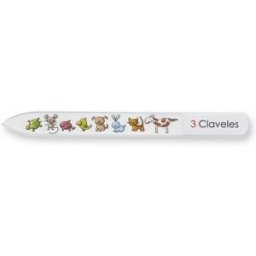 3 Claveles Lima cristal bebé 9 cm
