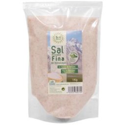 Sol Natural Sal del Himalaya Fina en Bolsa 1 Kg 1 Kg