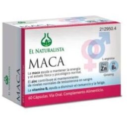 El Naturalista Maca 60 Cápsulas