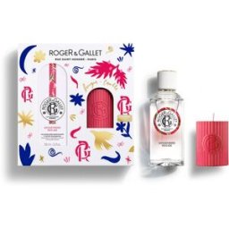 Roger & Gallet Gingembre Rouge Agua Perfumada Benéfica 100 ml + Vela