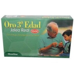 Mont Star Jalea Real Tercera Edad Oro 20 Ampollas