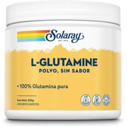 Solaray L-Glutamine Polvo Sabor Neutro 300 gr 300 gr