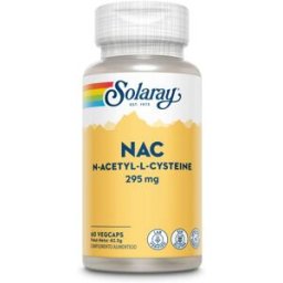 Solaray NAC 295 mg 60 Cápsulas Vegetales 60 Unidades