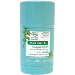 Klorane Menta Acuática Bio y Arcilla Mascarilla Facial Barra 25 gr