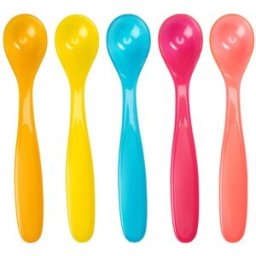 Babymoov Set Cucharas Flexibles Colores Divertidos 5 uds