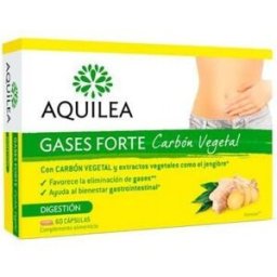 Aquilea Gases Forte Carbon Vegetal 60 Capsulas