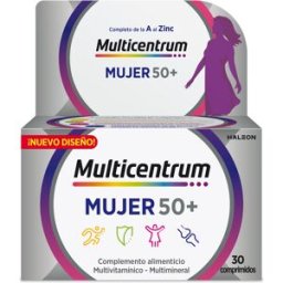 Multicentrum Mujer 50+ Comprimidos 30 Unidades
