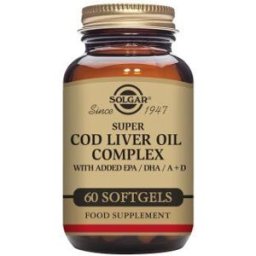 Solgar Super Cod Liver Oil Complex 60 cápsulas