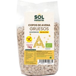 Sol Natural Copos Avena Grueso sin Gluten Bio 1 Kg