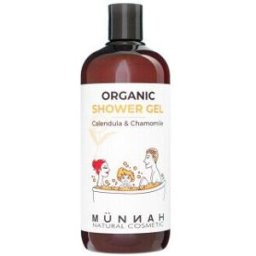 Münnah Natural Cosmetics Gel de Ducha Bio Caléndula y Manzanilla 500