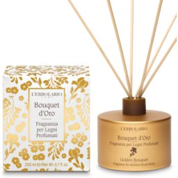 L'Erbolario Bouquet d'Oro FFragancia para Maderas Aromáticas 200 ml