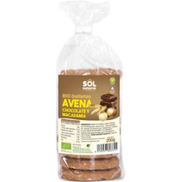 Sol Natural Galletas Avena Chocolate Macadamia Bio 200 gr