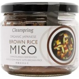 Clearspring Genmai miso no pasteurizado 300 gr 300 gr
