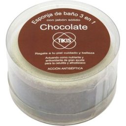Tikis Esponja Redonda Con Jabón Chocolate 100 gr