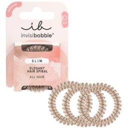 Invisibobble Coletero Slim Bronze Me Pretty 3 piezas