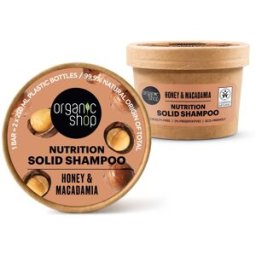 Organic Shop Champú Sólido Nutritivo Miel y Macadamia 60 gr