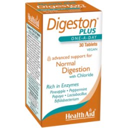HealthAid Digeston Plus Rico en Enzimas 30 Comprimidos