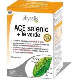 Physalis Selenium Ace de Té Verde 45 comprimidos 45 Unidades