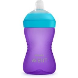 Avent Vaso con Boquilla Dura My Grippy + 9 Meses 300 ml Morado