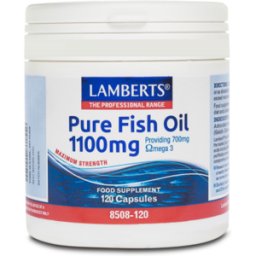 Lamberts Aceite de pescado puro 1100 mg aportando 700 mg de omega 3