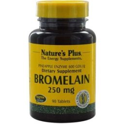 NaturesPlus Enzimas de Piña Bromelaina - 60 y 90 Comprimidos 60