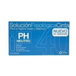 Cinfa Solución Fisiológica Monodosis Nasal 40 Unidosis
