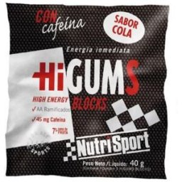 Nutrisport HiGums Blocks con Cafeína 5 Gummies Cola