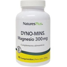 Natures Plus Dyno Mins Magnesio 300 mg 90 Comprimidos
