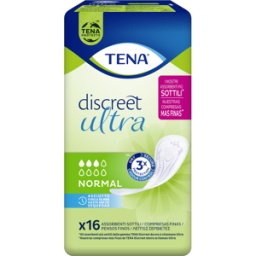Tena Compresa Incontinencia Normal Discreet Ultra 16 Piezas