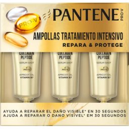 Pantene Repara & Protege Ampollas Tratamiento Intensivo 3 Piezas