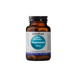 Viridian Magnesio de Alta Potencia 300 mg 30 Cápsulas Vegetarianas