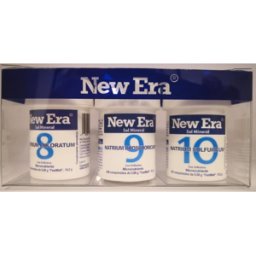 New Era Trío Reuma Sales Minerales 3 piezas