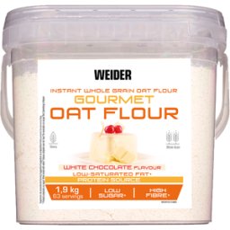 Weider Harina de Avena Gourmet Sabor Chocolate Blanco 1,9 kg