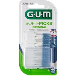 Gum Soft Picks Limpiador X-large 40 unidades